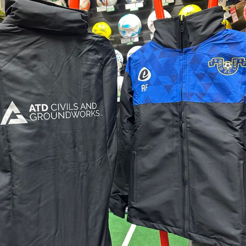 Bespoke Sublimation Fleece Lined Rain Jacket (Custom to your club)